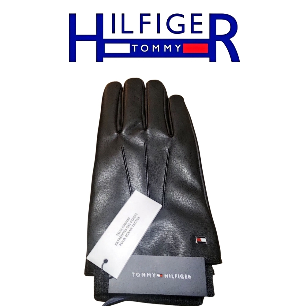 Tommy Hilfiger Classic Black Gloves